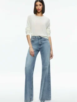 Women Alice and Olivia Akers Reversible Pullover