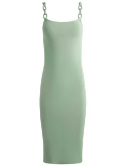 Women Alice and Olivia Alina Looped Straps Midi Dress