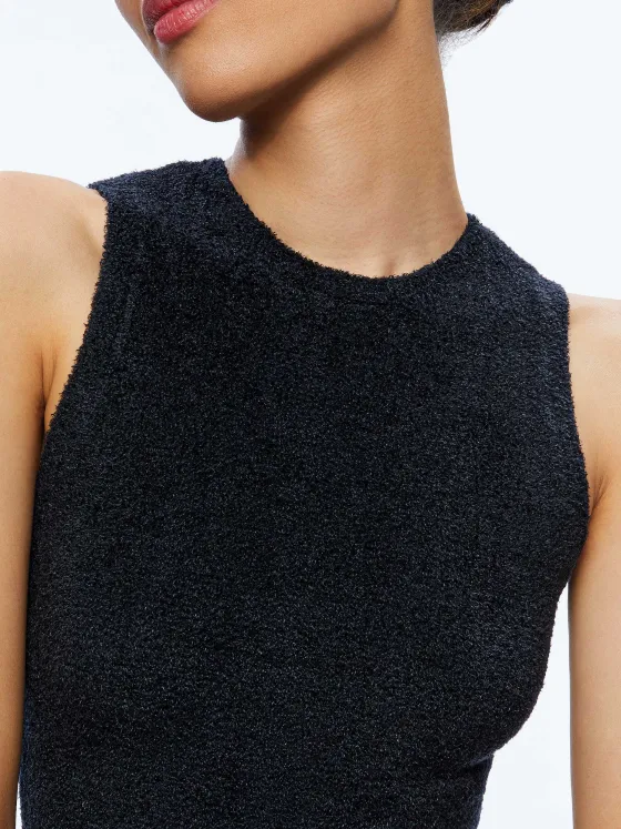 Women Alice and Olivia Amity Sleeveless Cropped Tank