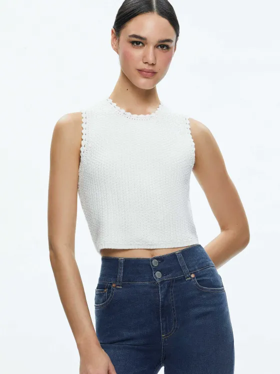 Women Alice and Olivia Amity Tank