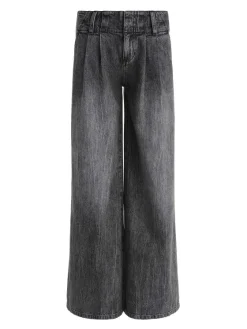 Women Alice and Olivia Anders Low Rise Pleated Jean