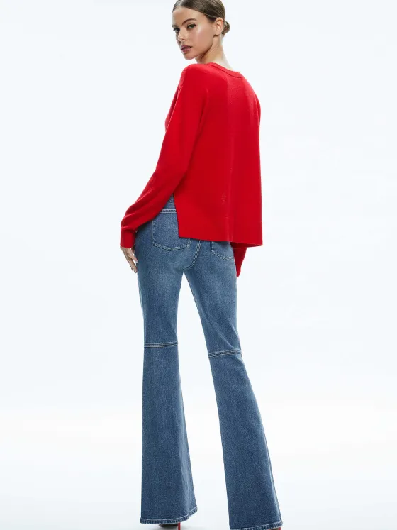 Women Alice and Olivia Angie Pullover