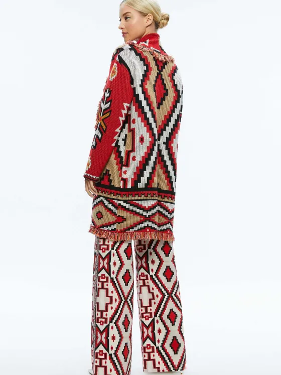 Women Alice and Olivia Astrid Long Cardigan