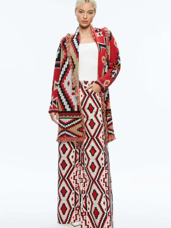Women Alice and Olivia Astrid Long Cardigan