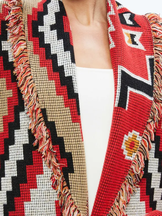Women Alice and Olivia Astrid Long Cardigan