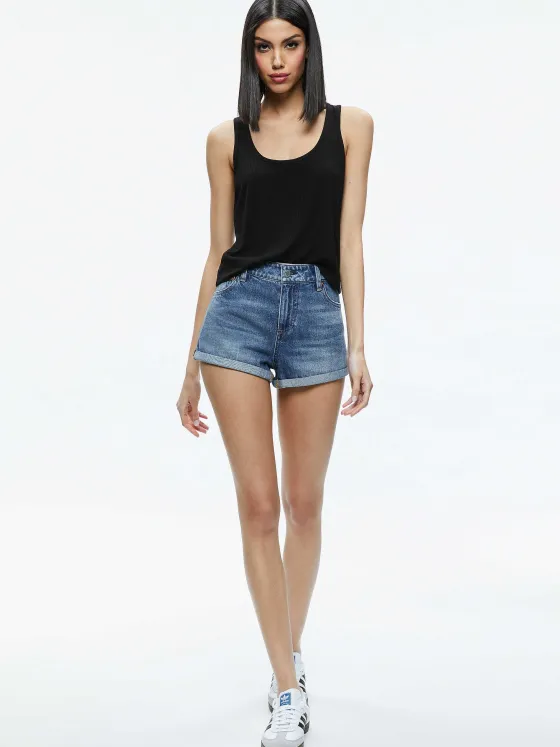 Women Alice and Olivia Avril Boxy Tank