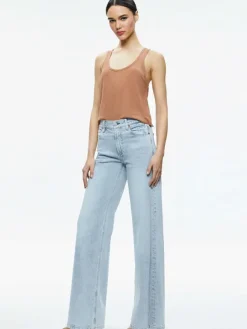 Women Alice and Olivia Avril Boxy Tank