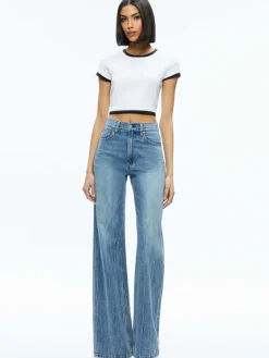 Women Alice and Olivia Baby Tee
