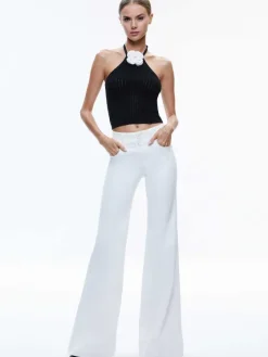 Women Alice and Olivia Bessie Halter Top