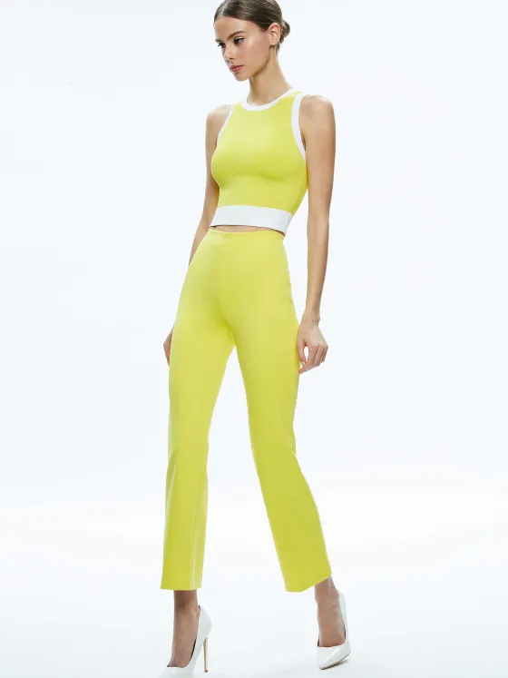 Women Alice and Olivia Boyd Crewneck Tank