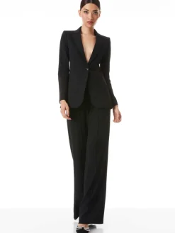 Women Alice and Olivia Breann Long Fitted Blazer