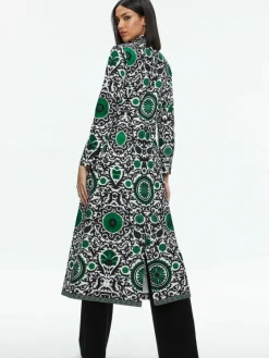Women Alice and Olivia Bret Long Blazer