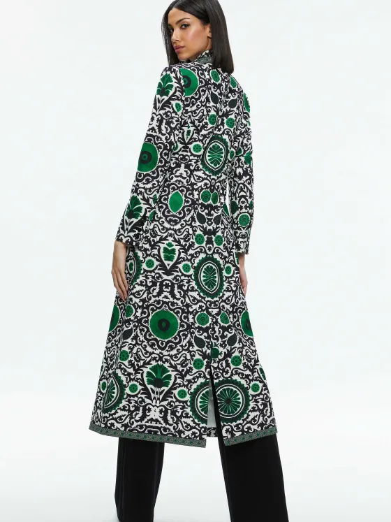 Women Alice and Olivia Bret Long Blazer