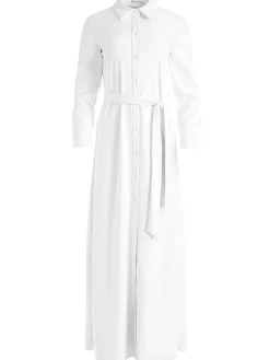 Women Alice and Olivia Chassidy Vegan Leather Maxi Shirt Dress