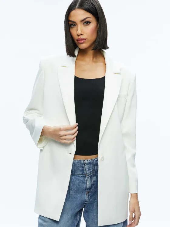 Women Alice and Olivia Colley Oversized Blazer