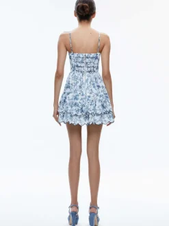 Women Alice and Olivia Daisy Tiered Ruffle Mini Dress