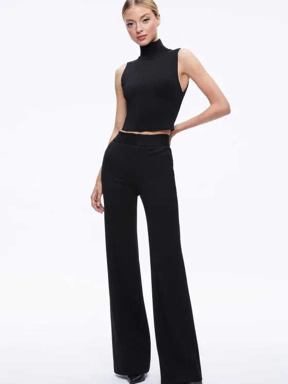 Women Alice and Olivia Deanna High Waisted Bootcut Pant