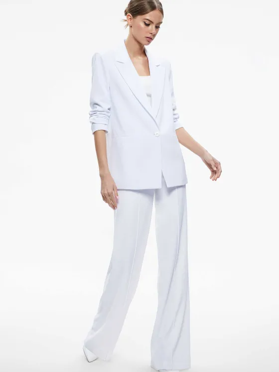 Women Alice and Olivia Denny Notch Collar Boyfriend Blazer