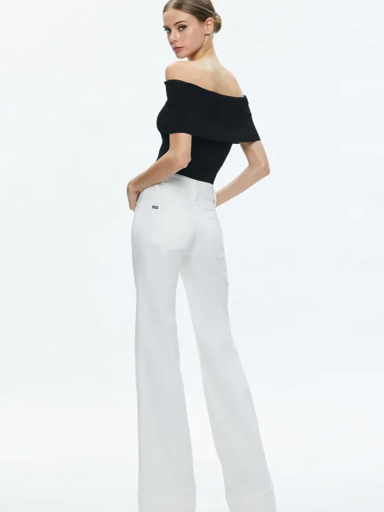 Women Alice and Olivia Dolan Foldover Sleeveless Pullover