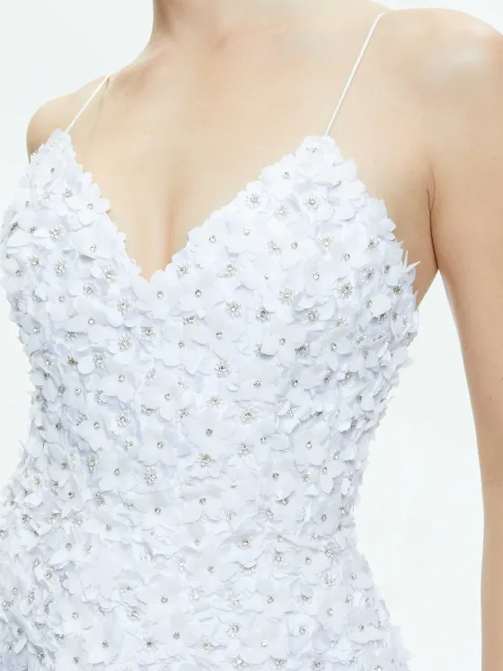 Women Alice and Olivia Domenica Embellished Mini Gown
