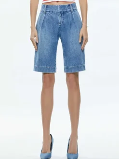 Women Alice and Olivia Eric Low Rise Bermuda Short