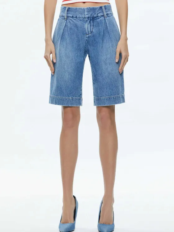 Women Alice and Olivia Eric Low Rise Bermuda Short
