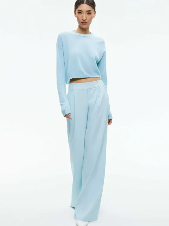 Women Alice and Olivia Eric Low Rise Pant
