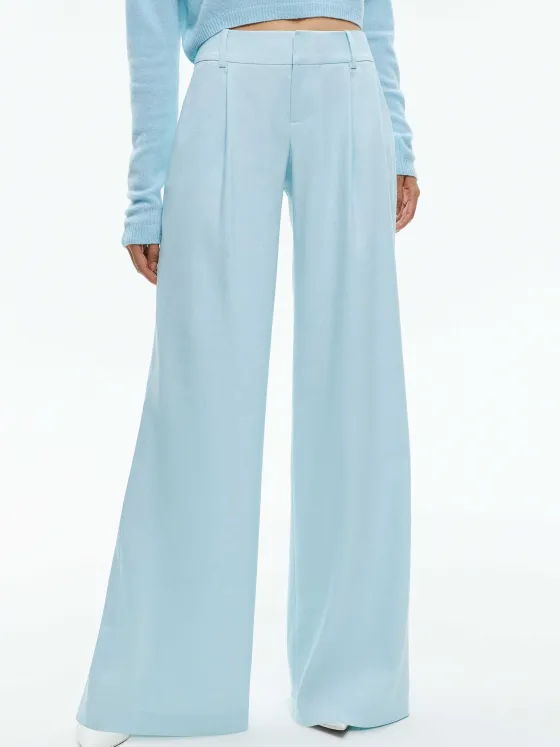 Women Alice and Olivia Eric Low Rise Pant