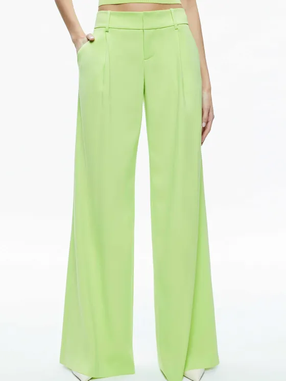 Women Alice and Olivia Eric Low Rise Pant
