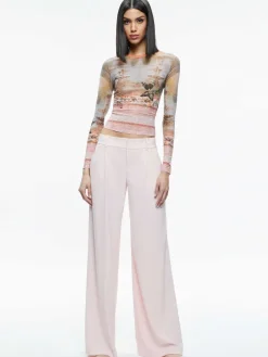 Women Alice and Olivia Eric Low Rise Pant