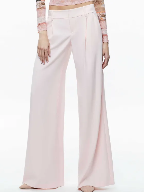 Women Alice and Olivia Eric Low Rise Pant