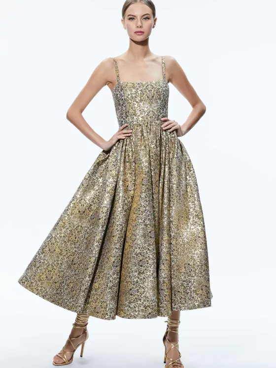 Women Alice and Olivia Fay Midi Dress