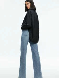 Women Alice and Olivia Finely High-Low Blouse