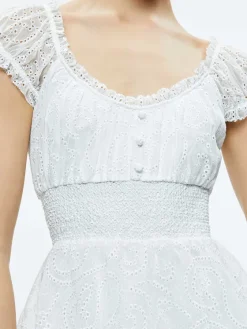 Women Alice and Olivia Gracie Ruffle Romper