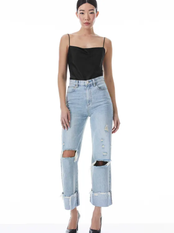 Women Alice and Olivia Harmon Bodysuit