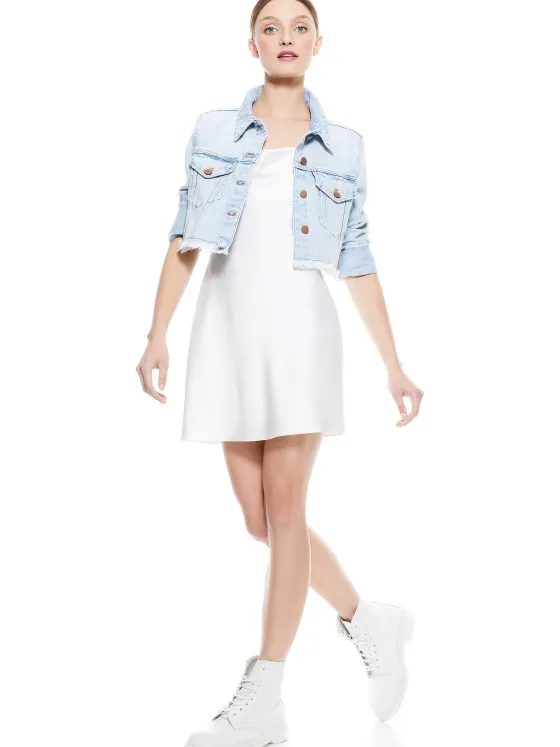 Women Alice and Olivia Harmony Mini Slip Dress