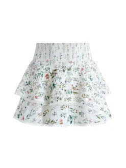 Women Alice and Olivia Joey Tiered Ruffled Skirt