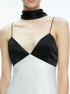 Women Alice and Olivia Julienne V-Neck Mini Dress