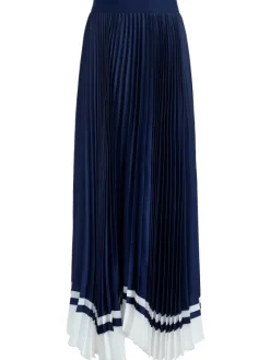 Women Alice and Olivia Katz Maxi Pleated Skirt
