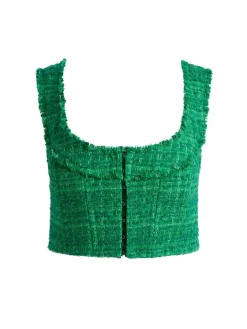 Women Alice and Olivia Kensie Scoop Neck Cropped Bustier + Riley Mini Skirt