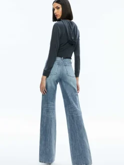 Women Alice and Olivia Kirk Wrap Front Hoodie