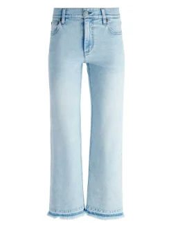 Women Alice and Olivia Lorrine Kick-Flare Ankle Jean