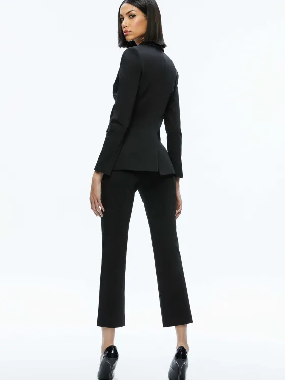 Women Alice and Olivia Macey Slit Sleeve Blazer