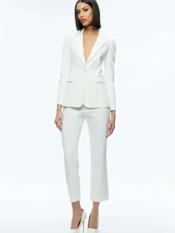 Women Alice and Olivia Macey Slit Sleeve Blazer