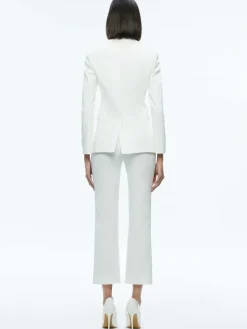 Women Alice and Olivia Macey Slit Sleeve Blazer