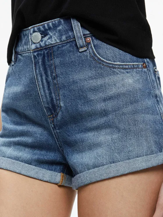 Women Alice and Olivia Maggie Mid Rise Vintage Shorts