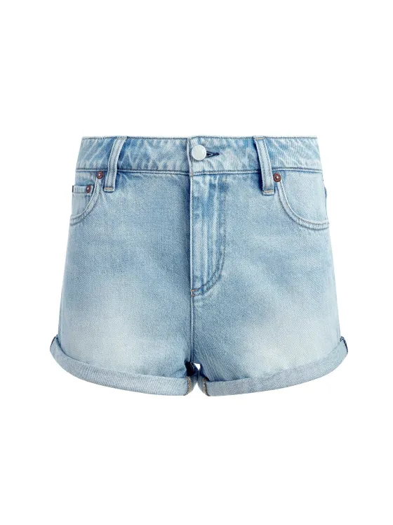 Women Alice and Olivia Maggie Mid Rise Vintage Shorts
