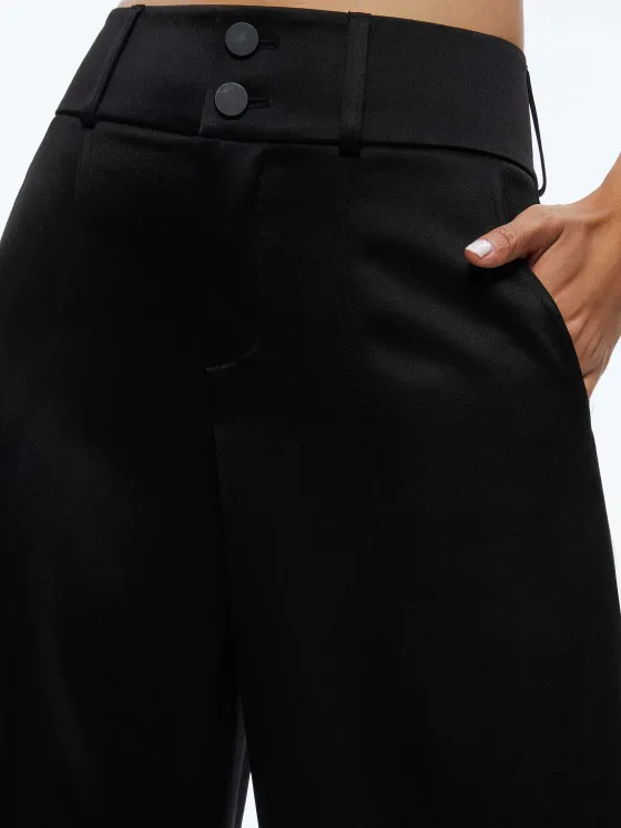 Women Alice and Olivia Mame High Rise Wide Leg Pant