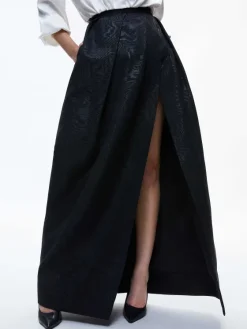 Women Alice and Olivia Margarite Pleated Ballgown Skirt