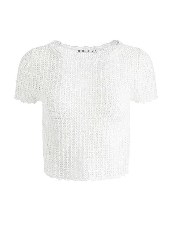 Women Alice and Olivia Maryam Pullover